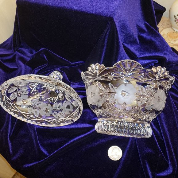 Lead Crystal Candy Dish - Picture 7 of 9